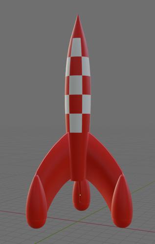 Tintin Rocket preview image